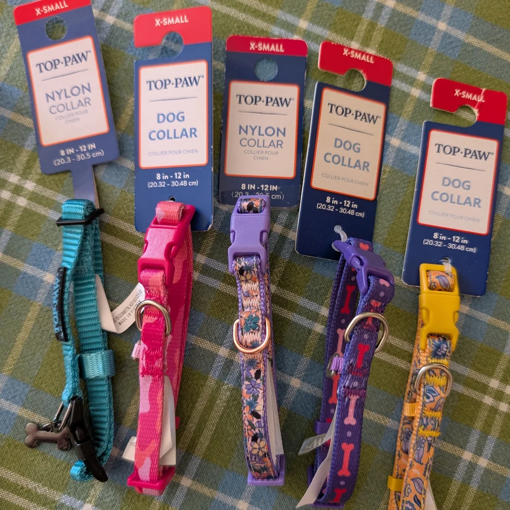 NWT op Paw XSmall Dog Collar Collection - Teal, Pink, Purple